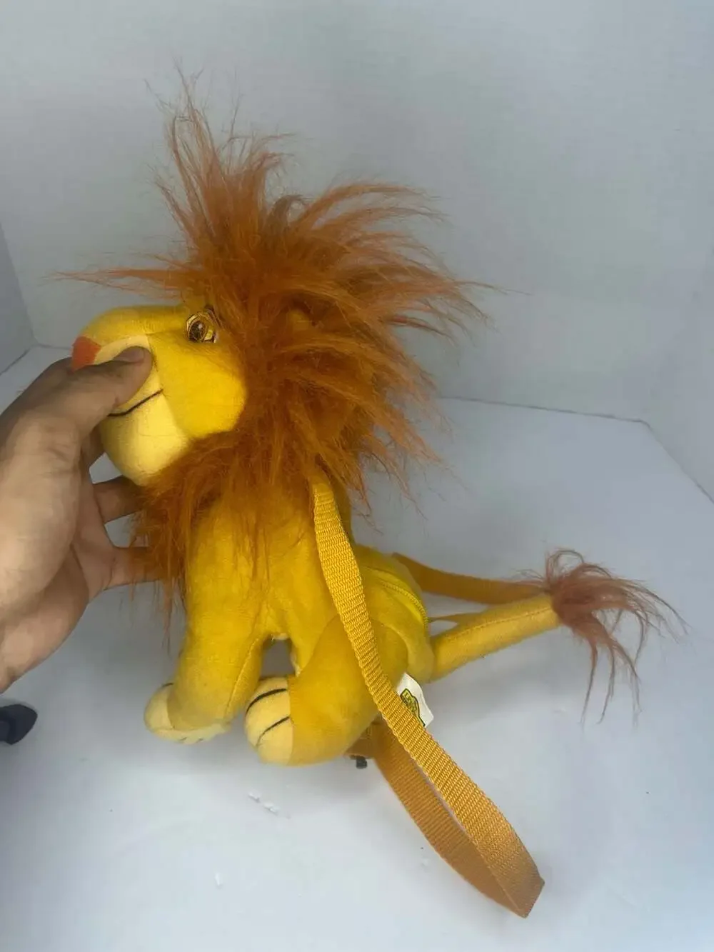 Vintage 1998 Disney The Lion King Simba's Pride Plush Backpack